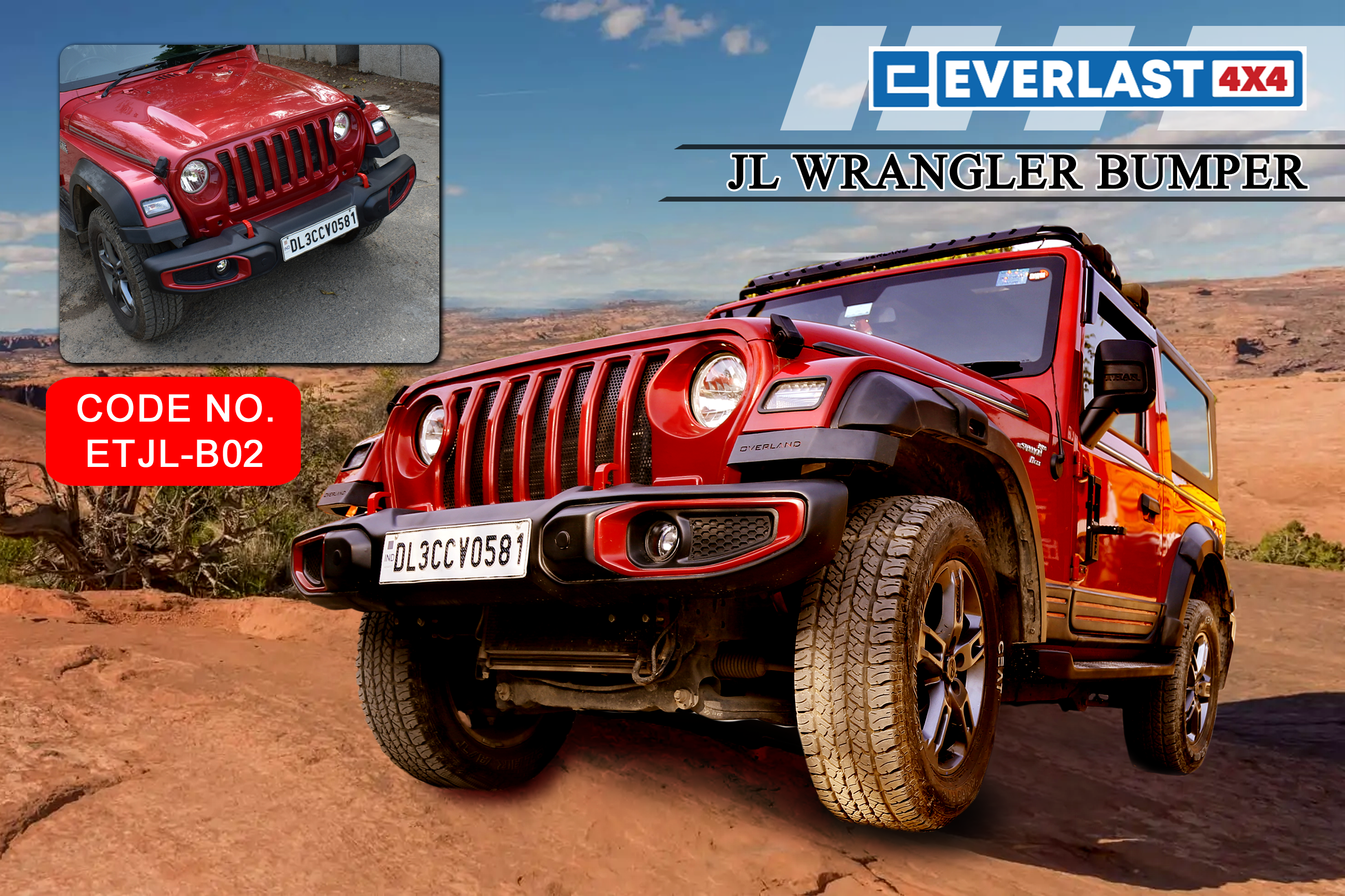 THAR JL WRANGLER BUMPER