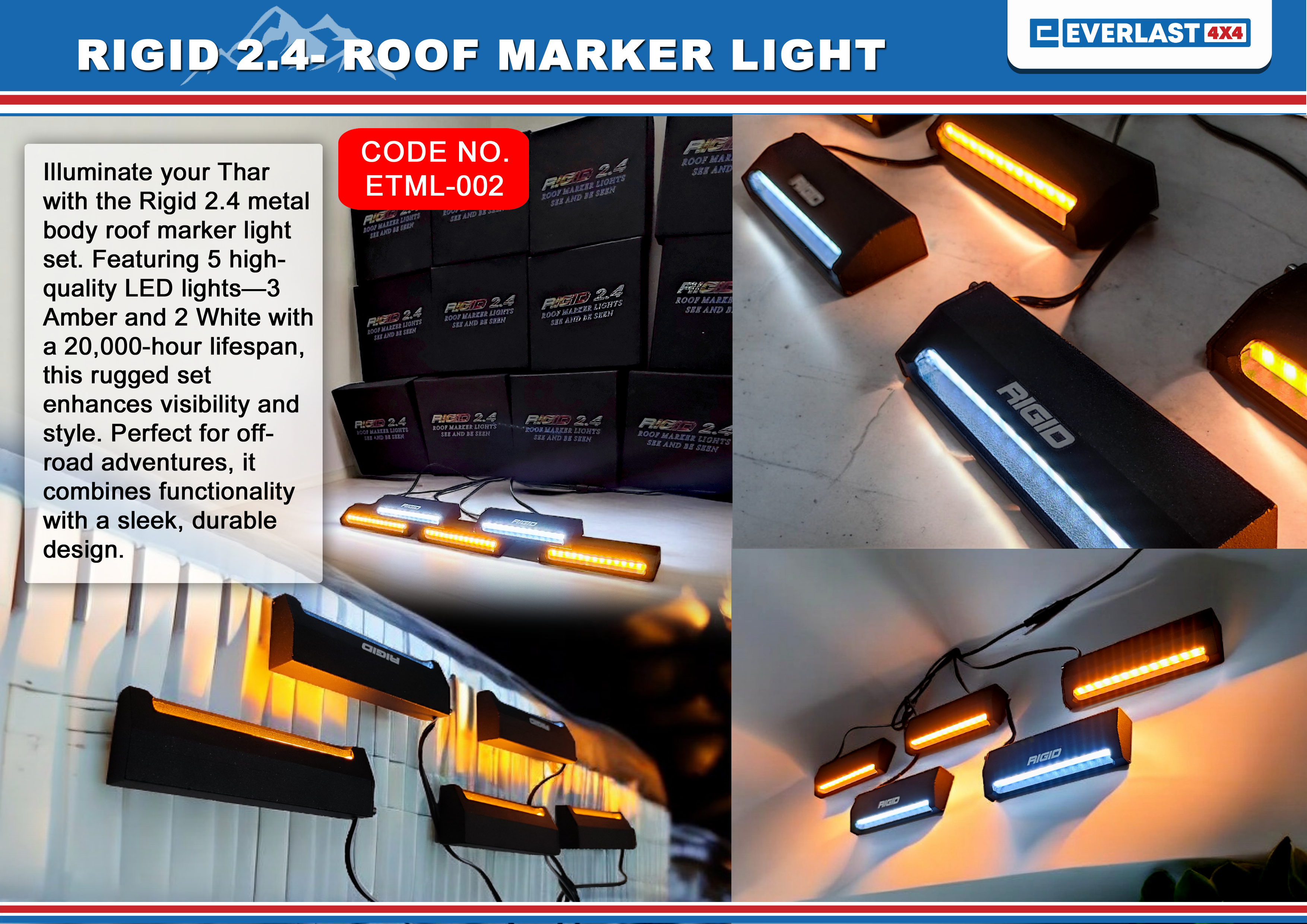 THAR RIGID 2.4- ROOF MARKER LIGHT