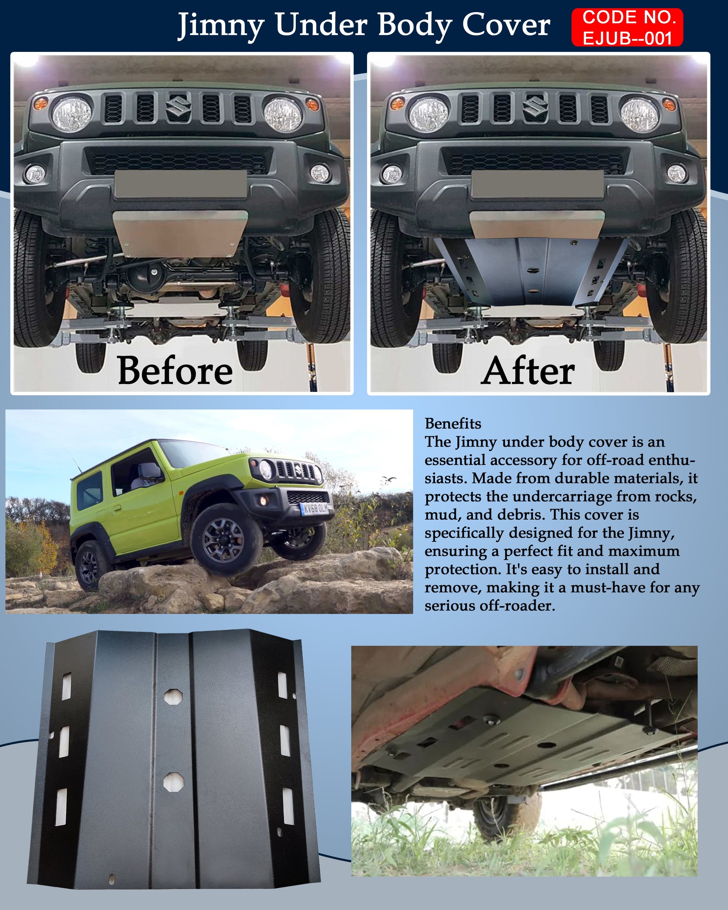 JIMNY UNDER BODY COVER