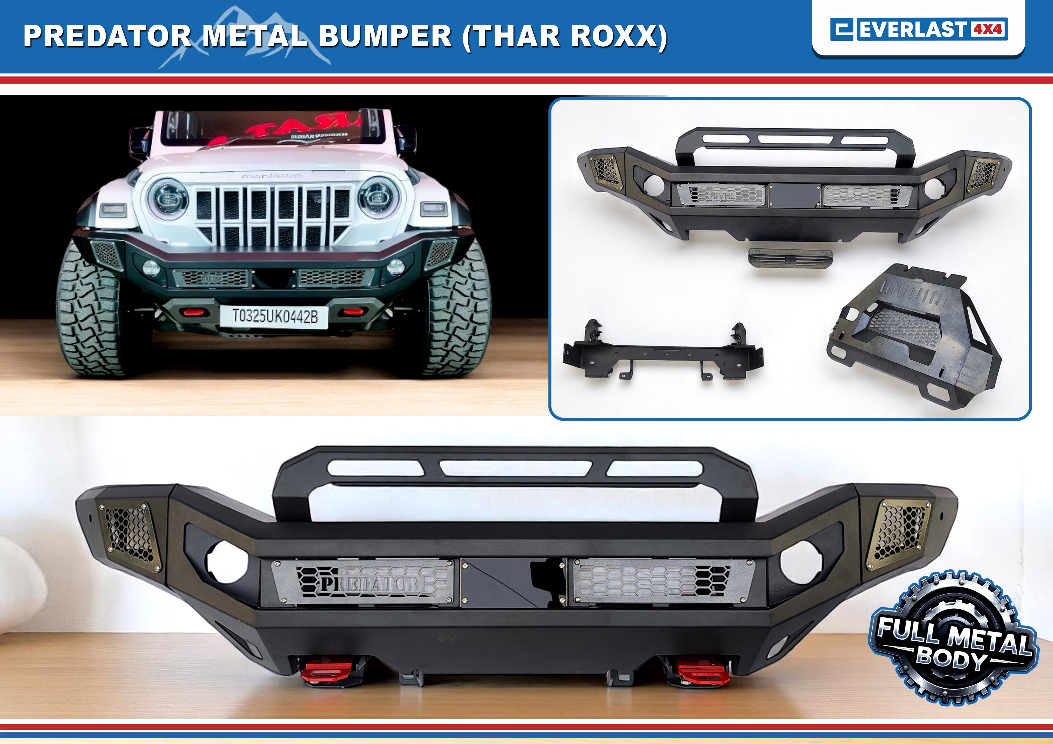 THAR ROXX PREDATOR METAL BUMPER