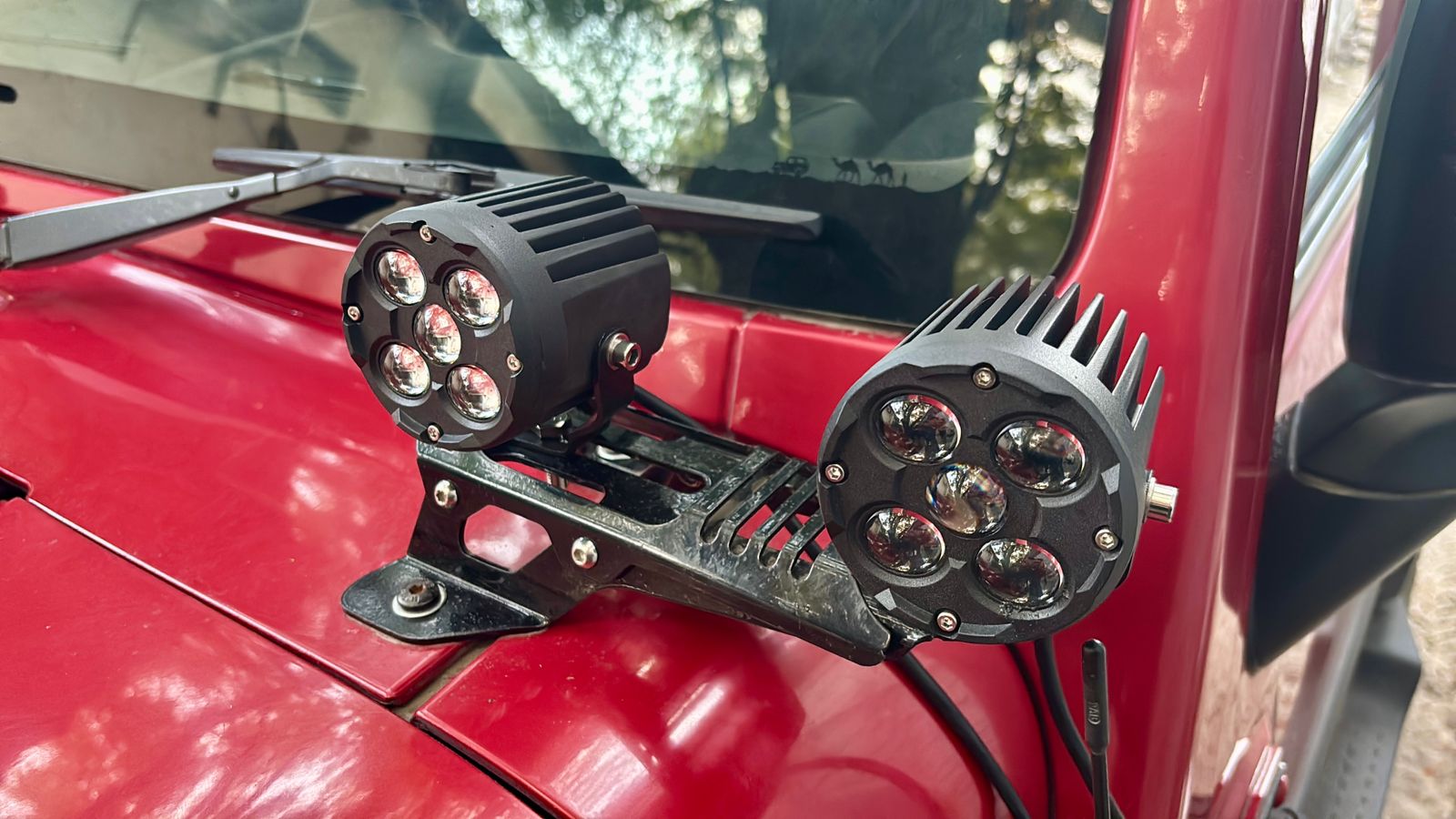 THAR ROXX TWIN LED BONNET MOUNT BAR
