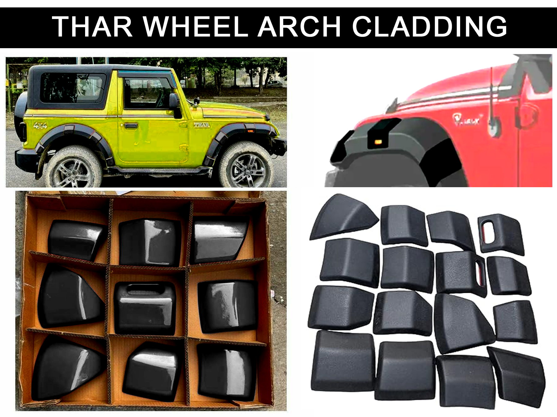THAR WHEEL ARCH CLADDING ABS PLASTIC