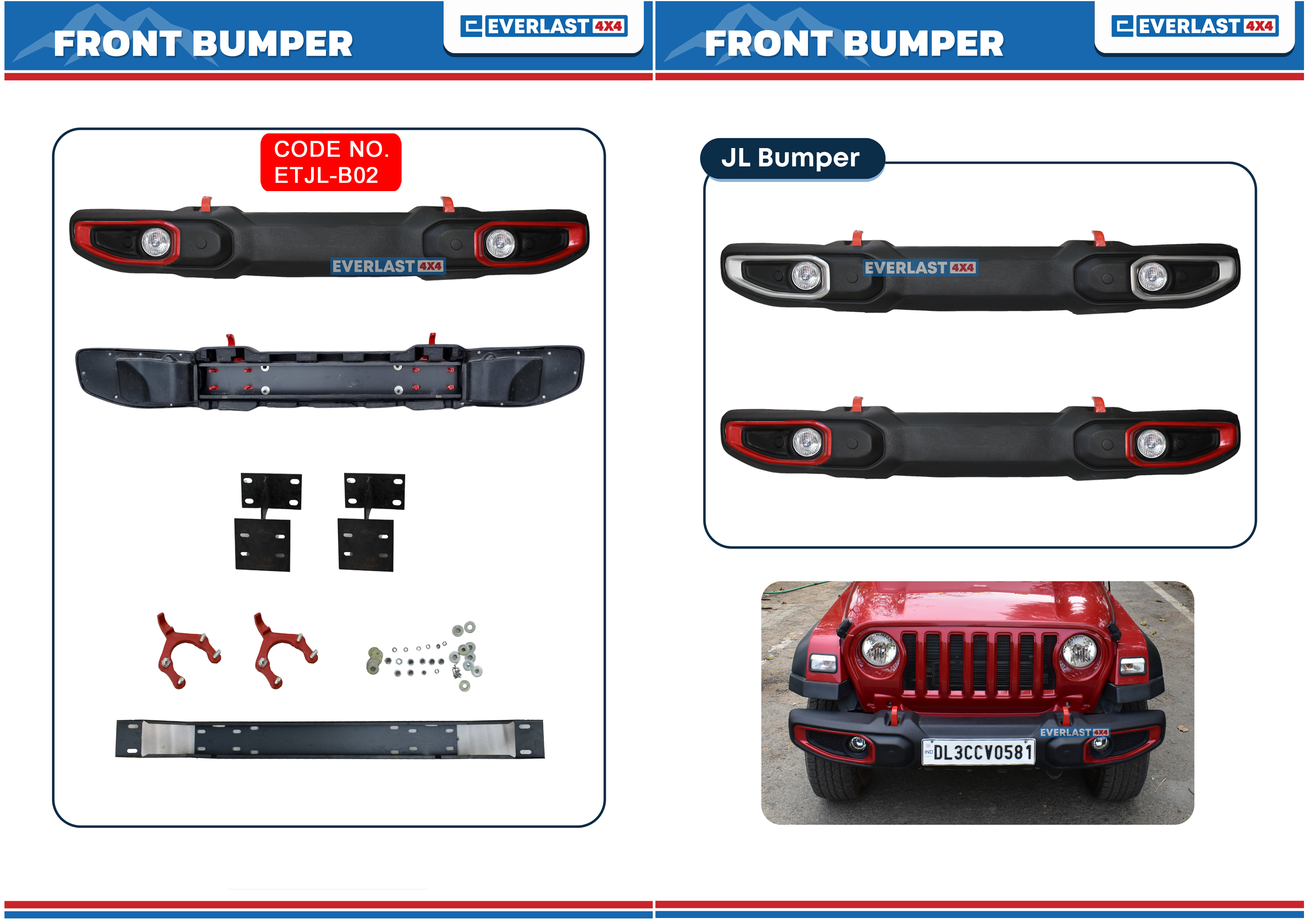 THAR JL WRANGLER BUMPER
