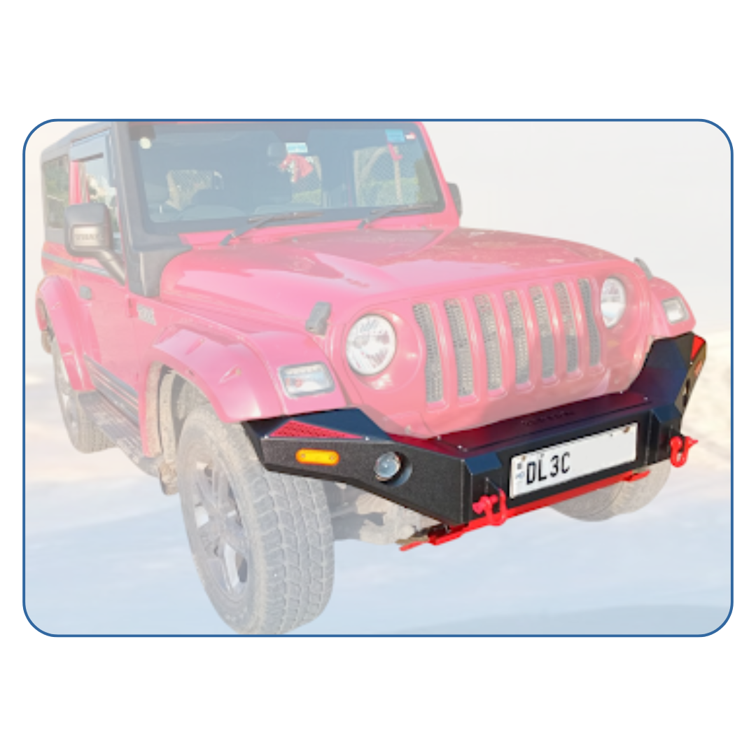 Mahindra Thar W Metal Front Bumper