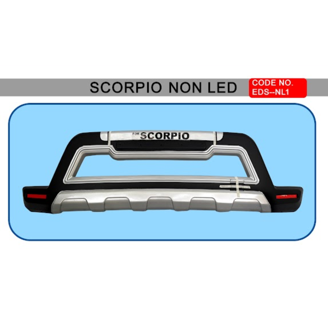 Mahindra Scorpio Front Bumper Diffuser - LED & Non-LED