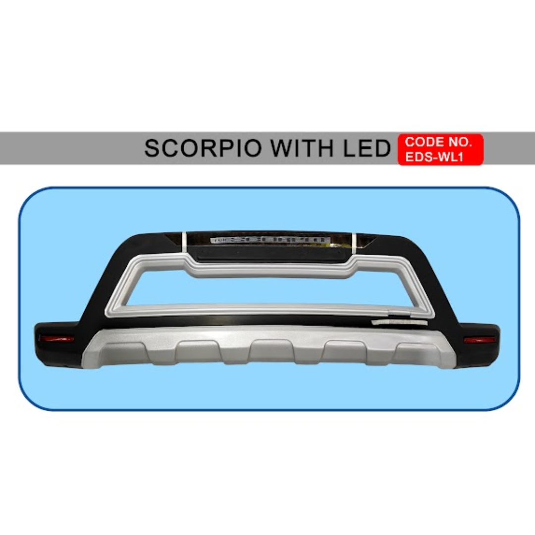 Mahindra Scorpio Front Bumper Diffuser - LED & Non-LED