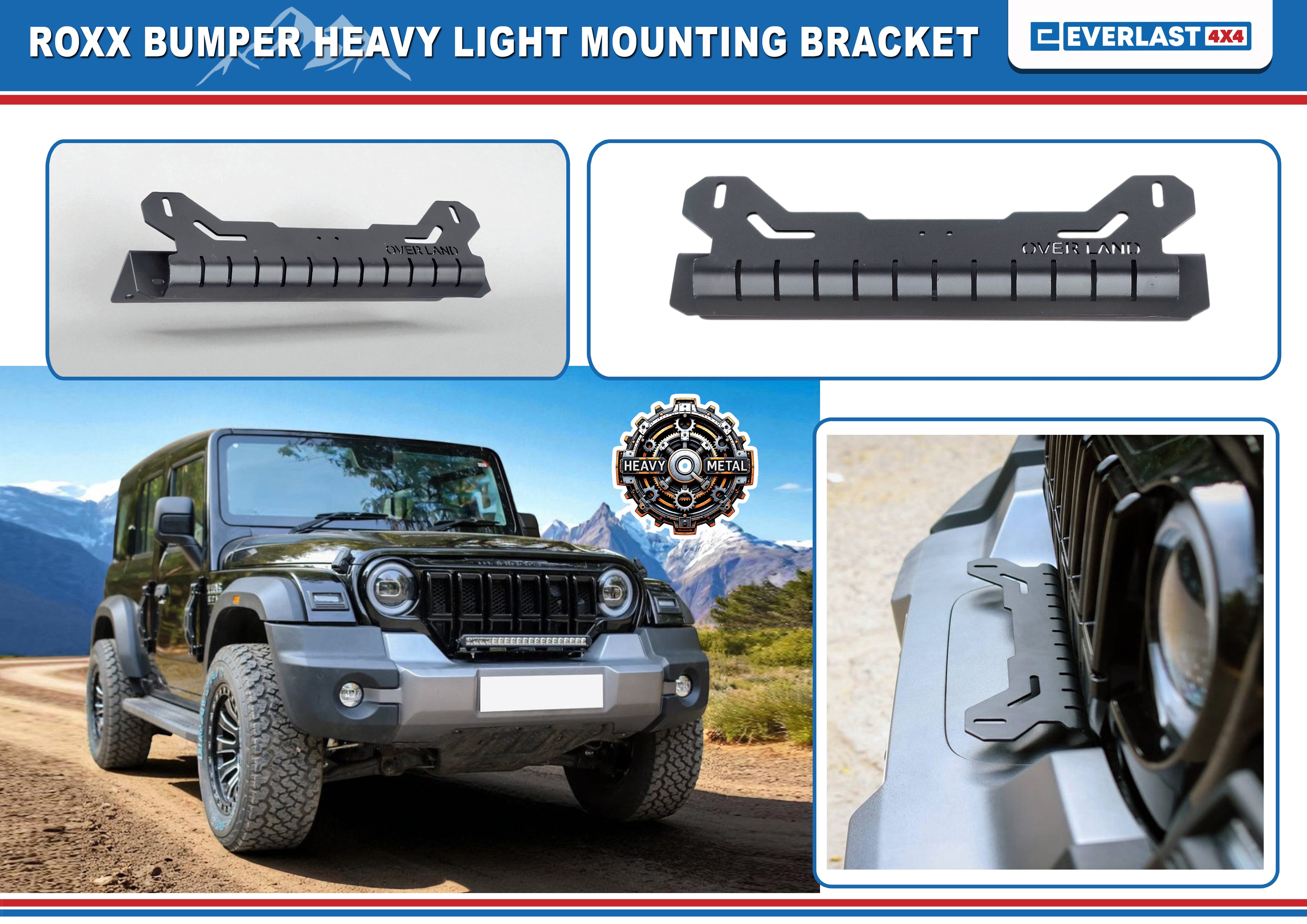 THAR ROXX BUMPER HEAVY LIGHT MOUNTING RACKET