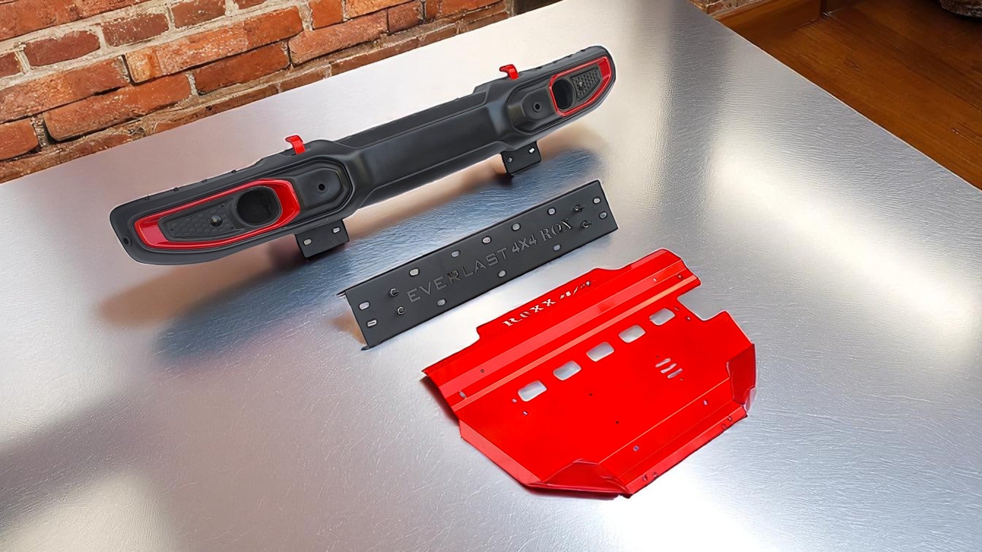 THAR ROXX WRANGLER BUMPER WITH SKID PLATE