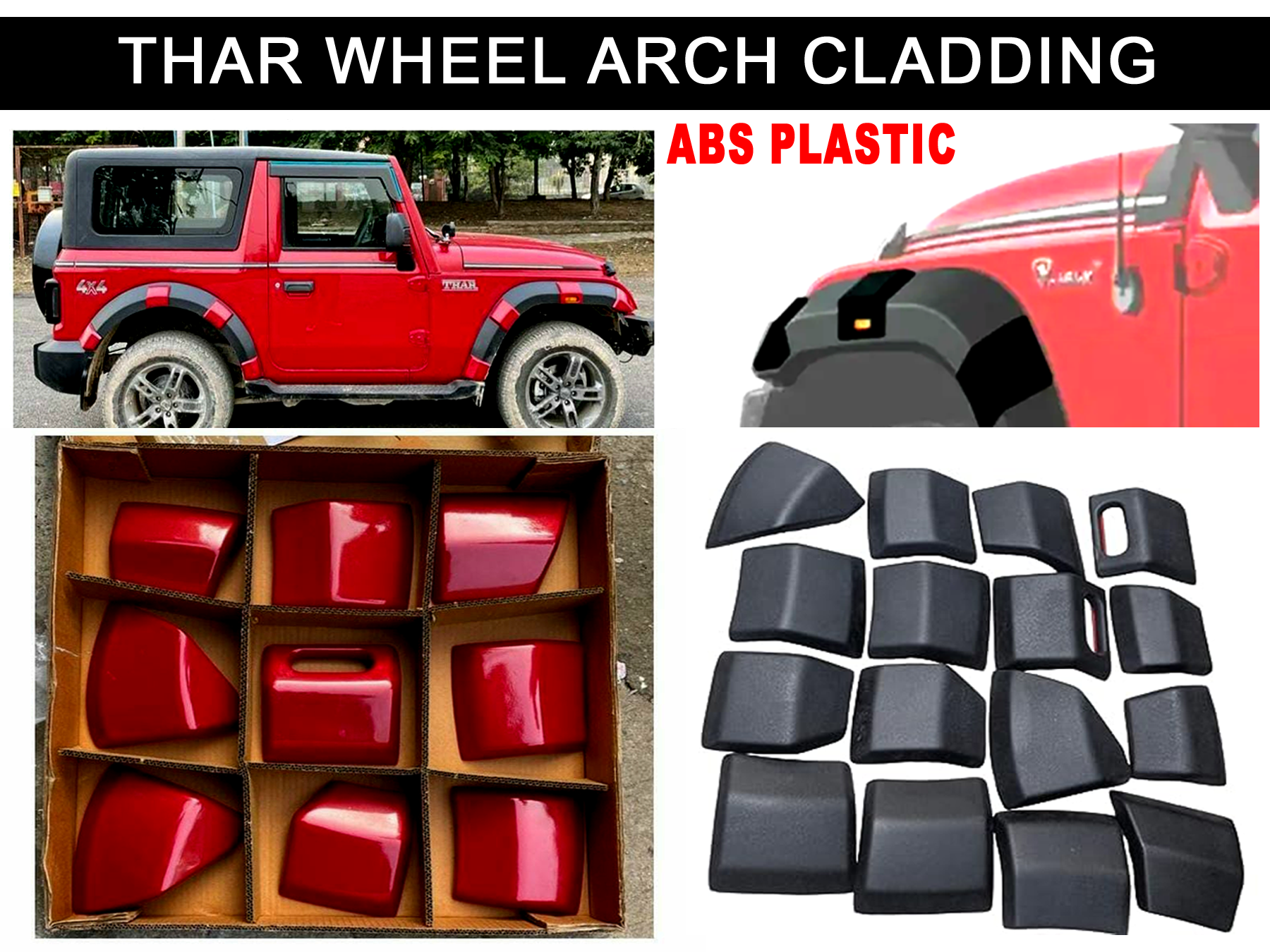 THAR WHEEL ARCH CLADDING ABS PLASTIC